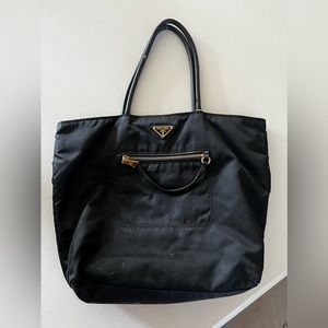 Authentic nylon Prada messenger bag